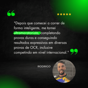 Com o treinamento inteligente, eu consegui melhorar meu tempo nos 3 km, saindo de 1303 para 1054. (3)